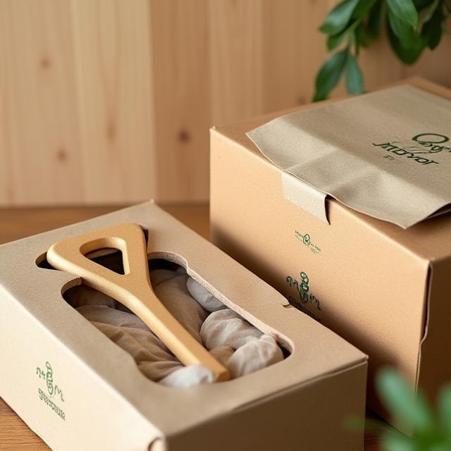 Recyclable packaging used for shipping tuning forks
